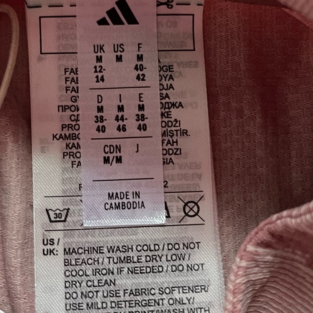 Adidas Ladies Ultimate365 Printed Quarter Zip Mock - Picture 7 of 7